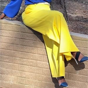 Wide leg dress pants